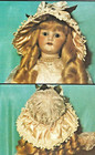 25"Large Doll(Any Size)@1890's French/German Wire Hat/Bonnet Pattern Instruction