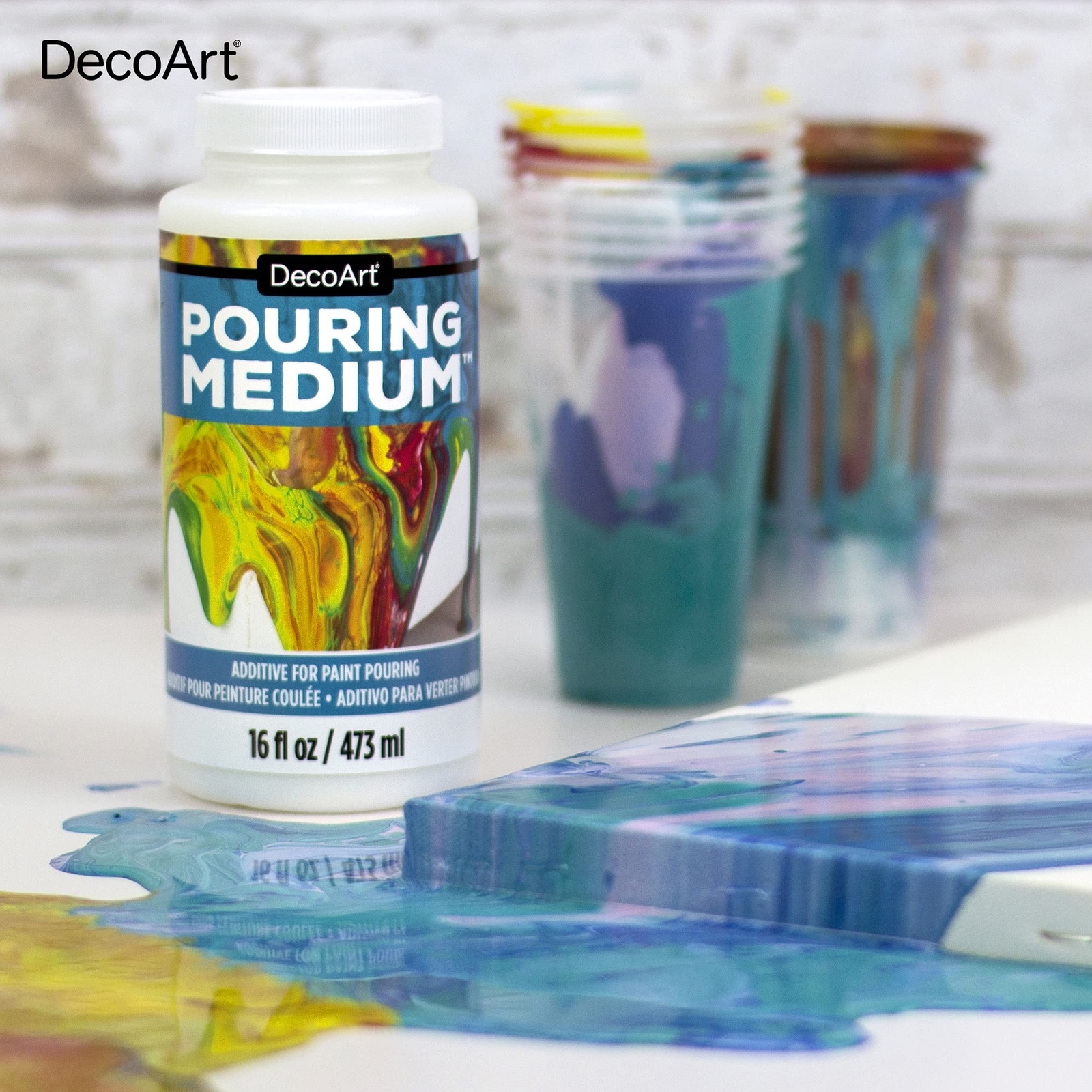 DecoArt Pouring Medium, 64 Fl Oz (Pack of 1) | eBay