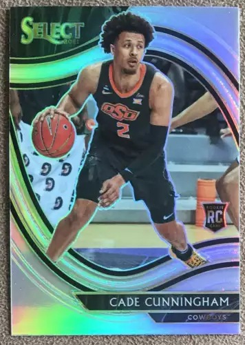 Cade Cunningham 2021-22 Panini Chronicles Draft Select Silver Rookie #276 Holo