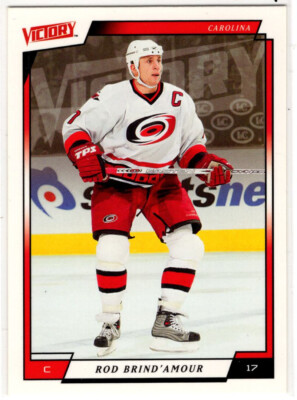 2006-07 Upper Deck Victory Hockey Rod Brind'Amour No. 40 Carolina Hurricanes
