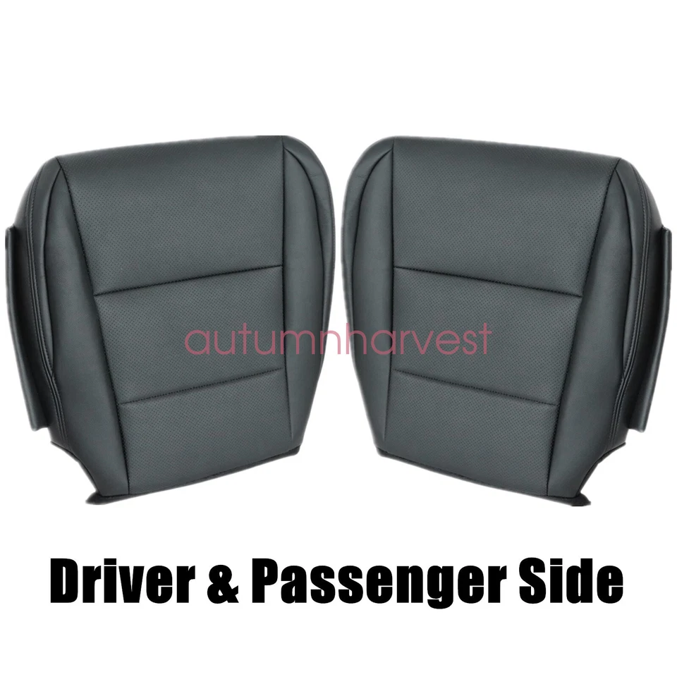 For 2013-2020 Lexus GS350 GS450h Driver & Passenger Side Bottom Seat Cover Black - Image 2 of 4
