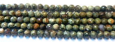 10 MM BEAUTIFUL MIXED GREEN AGATE FACETED BEADS 15.5" STRAND BELOW WHOLESALE