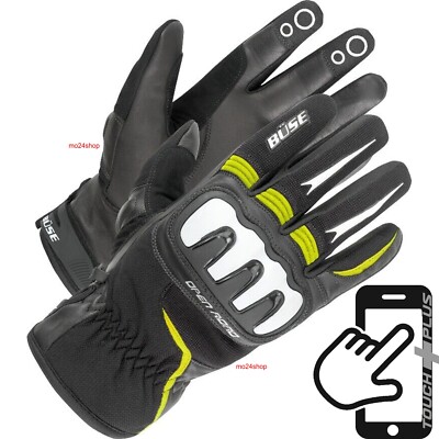 -40% Büse Motorrad Handschuhe Open Road Sport -GELB- 305508 Handschuhe UVP 79,95