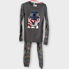Hanna Andersson Star Wars Christmas Holiday Pajamas Two Piece Set Size 8