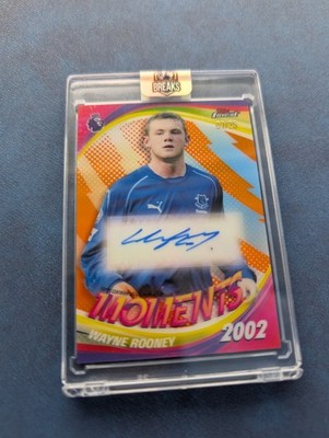 Wayne Rooney Topps Finest Moments Autograph /25