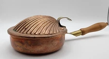 Vintage Copper Shell Silent Butler Crumb Catcher