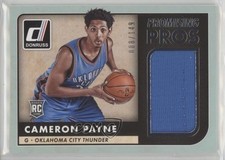 2015-16 Panini Donruss Promising Pros Jumbo Swatches 8/149 Cameron Payne #12 y8a