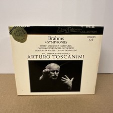 Arturo Toscanini Brahms 4 Symphonies (Volumes 6-9) 4 CD Set