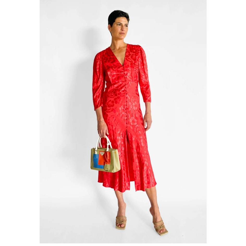 Sandro Azel Jacquard Midi Dress Womans 36/ US 4 | eBay Sandro Azel Jacquard Midi Dress Womans 36/ US 4 | eBay