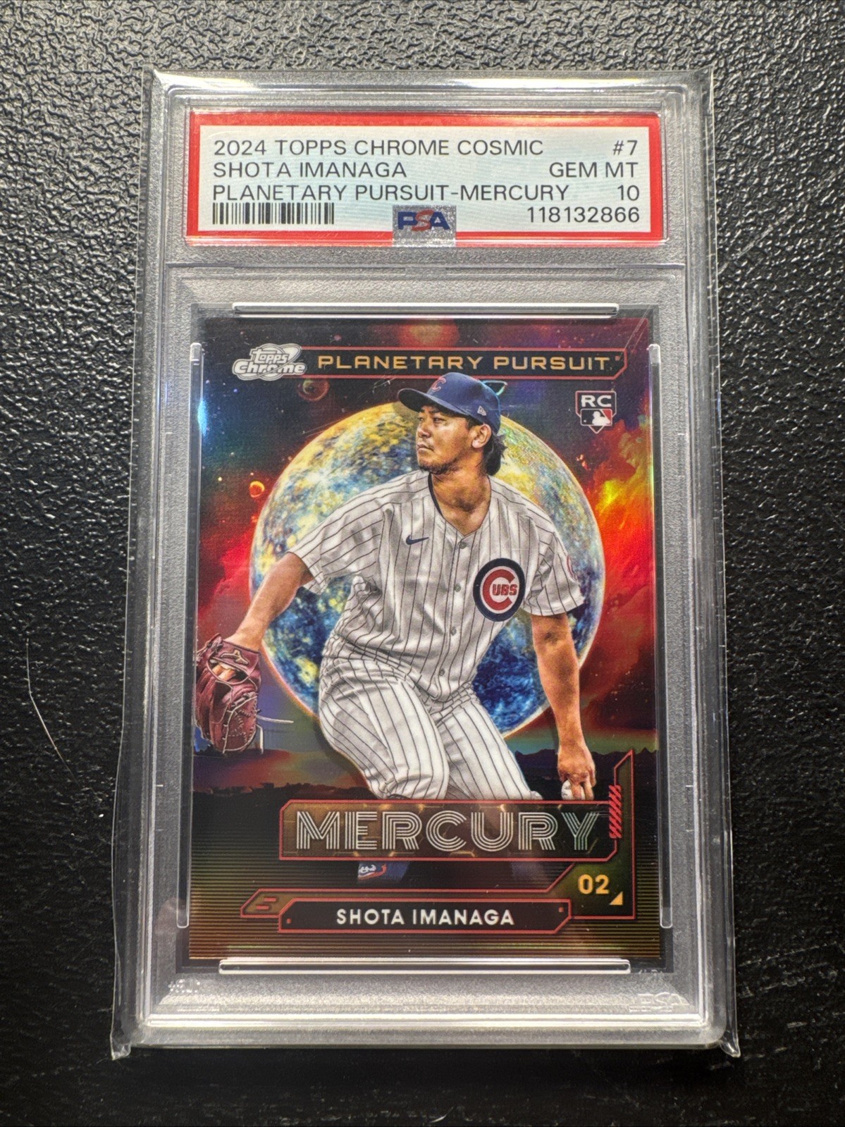 2024 Topps Cosmic Chrome - Planetary Pursuit Shota Imanaga #PPM-7 Mercury (RC)