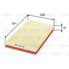 Luftfilter VALEO 585169 für Opel Vectra B CC Speedster
