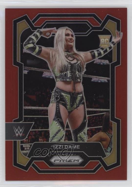 2024 Panini Prizm WWE Red Prizm 184/299 Izzi Dame #116 0vu6