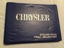 1970 Chrysler Dealer Album Color And Trim Selector Book New Yorker 300 Newport