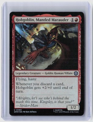 Hobgoblin, Mantled Marauder #80 Marvel's Spider-Man Foil