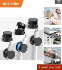 6PC 360  Rotatable Cord Organizer - Strong Adhesive Cable Management Clips