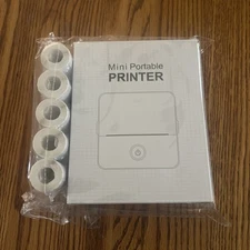 Mini Pocket Thermal Printer Wireless Bluetooth Phone Photo Label Printing Paper