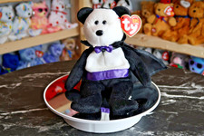 TY Beanie Baby - Count the Halloween Bear | MWMT | Vintage | Rare
