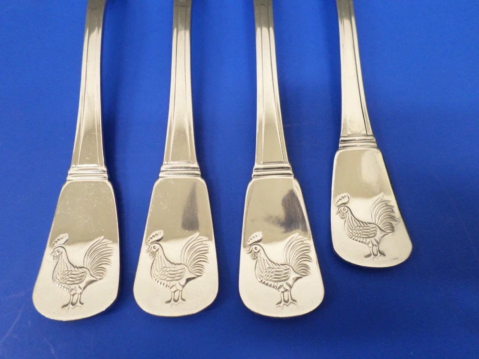 Cuisinart Elite GALO FRANCÉS Cubiertos de acero inoxidable brillante 1 ensalada, 3 tenedores de cena Foto 2 de 4