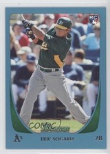 2011 Bowman Draft Blue 132/499 Eric Sogard #81 0a1