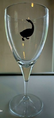 1 Vintage Gold Goose Island Chalice Belgian Beer Glass Goblet Bourbon County