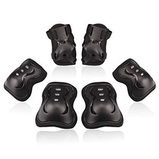 Kids/Youth Knee Pad Elbow Pads Guards Protective Gear Small 3-8 years Black