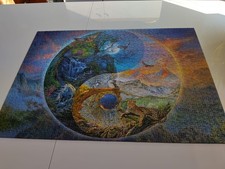 1000 Teile Puzzle Schmidt Puzzle " Yin & Yang Bergwelt "  neuwertig