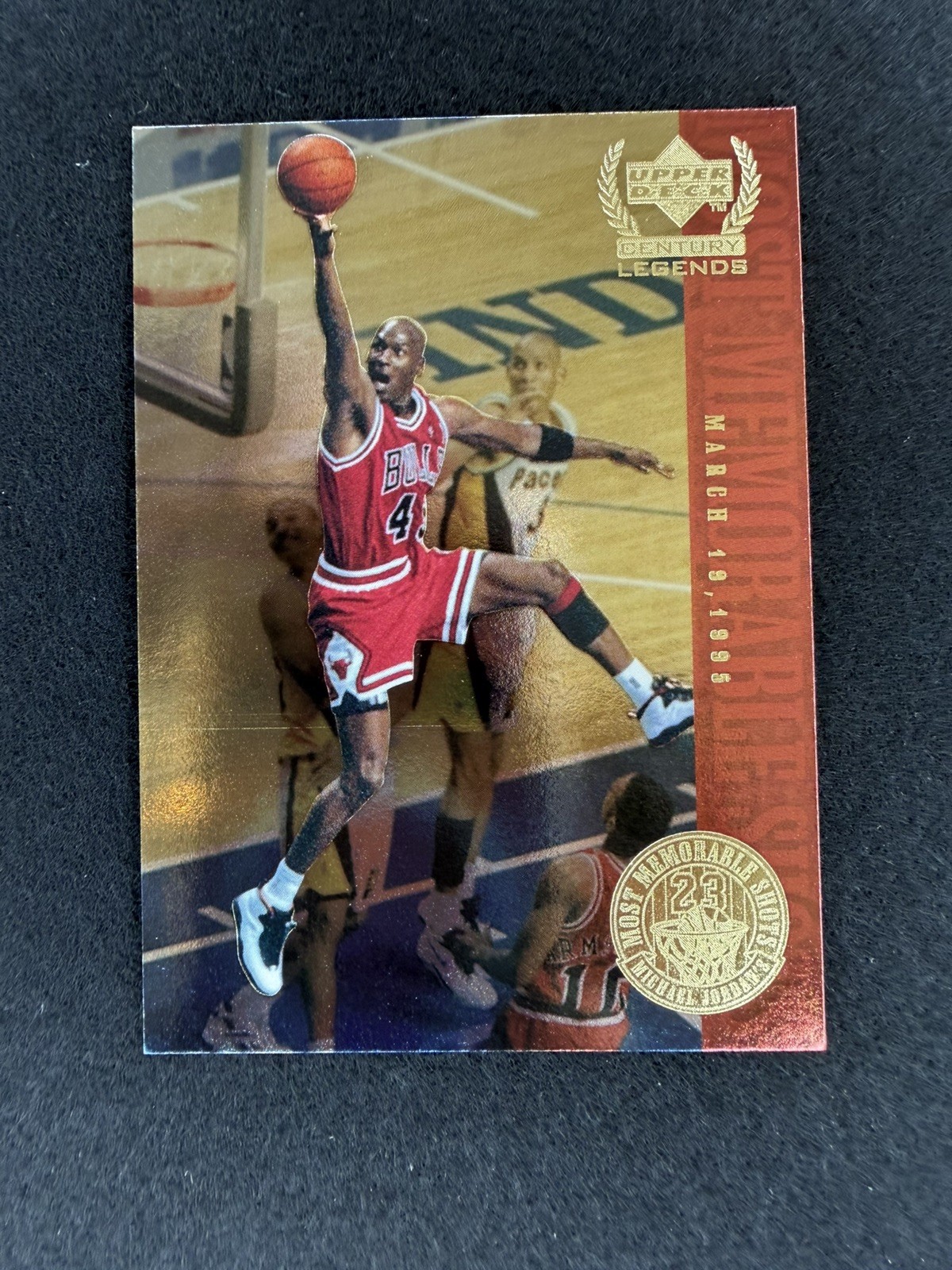 1998-99 Upper Deck Century Legends Michael Jordan MJ's Most Memorable Shots #MJ4