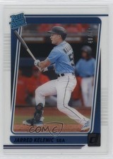 2021 Chronicles Clearly Donruss Rated Rookies Blue 48/50 Jarred Kelenic #20 2t2