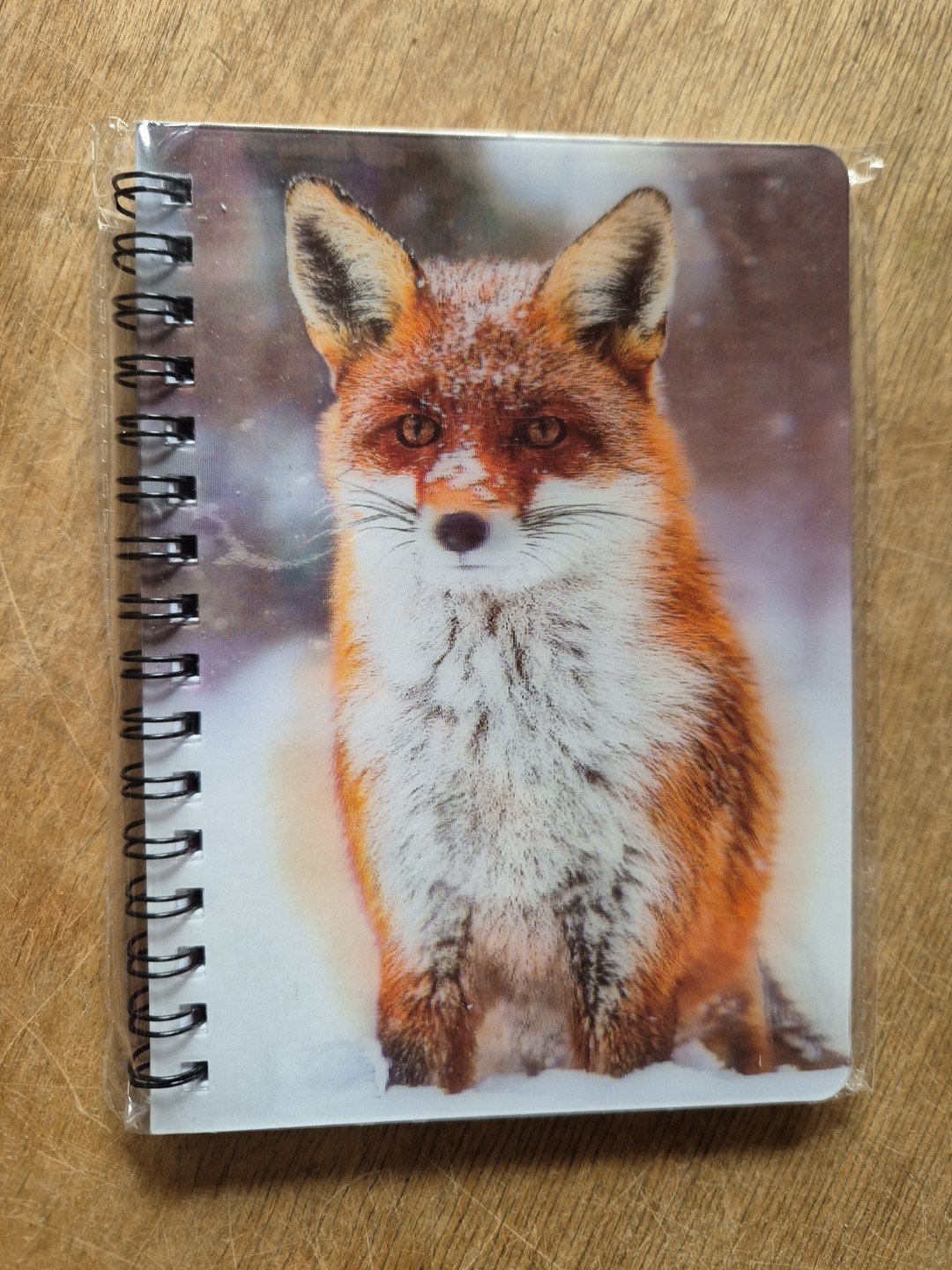 Red Fox Notebook Fox in Snow Foxes Notebooks A6 Notepad Wild Animal Notepads