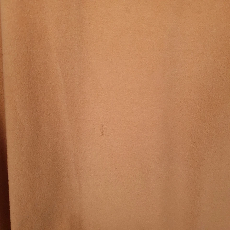 L.L.BEAN Orange Shirt Vintage 90s Made In USA Thick Chamois Long Sleeve Cotton — 第 4/4 张图片