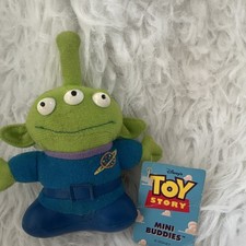 Disney Toy Story Alien Mini Buddies Plush Green 5 Inch 2010 Mini Size 3-5 Years