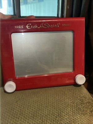 Spin Master Etch A Sketch Magic Screen 2016 Mechanical Drawing Toy Works (N5)