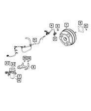 Genuine Mopar Power Brake Booster 68385584AB