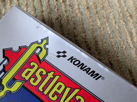 Castlevania 1st First Print Hangtab Circle SOQ NES Nintendo Complete CIB Overlap
