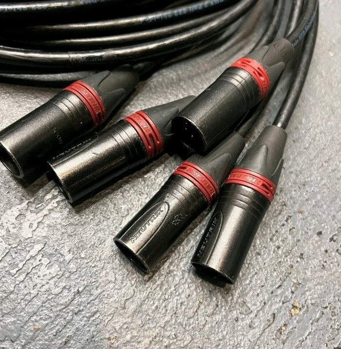 Câble DMX PD Connex - Fiche XLR 3 pôles mâle-femelle 120 ohms