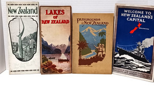 NEW ZEALAND TOURIST PROMOTIONALS, 1924-25, GROUP (4)