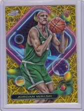 Jordan Walsh 2023-24 Topps Chrome Cosmic Gold Interstellar Refractor RC 19/50
