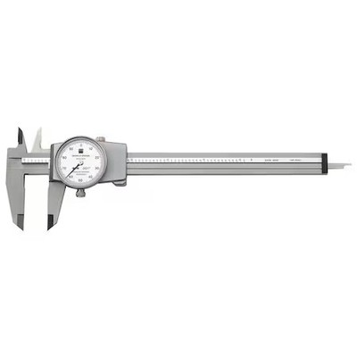 Tesa Brown & Sharpe 599-579-4 Dial Caliper, 6 In, 0.001 In Grad, Silver ...