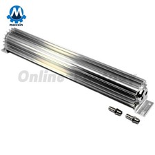 Aluminum 18 Dual Pass Transmission Cooler With 14 Npt Fitting Universal Using