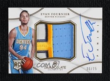 2012-13 Panini Immaculate Premium Signatures 36/75 Evan Fournier Patch Auto n8q