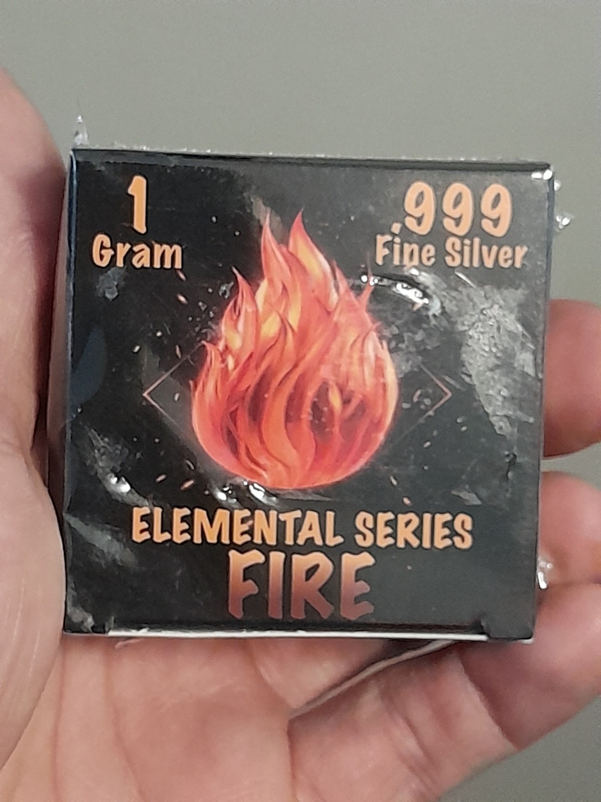 Elemental Series Fire 1 Gram .999 Silver Color Or Gold Gilded Chase UNOPENED Box