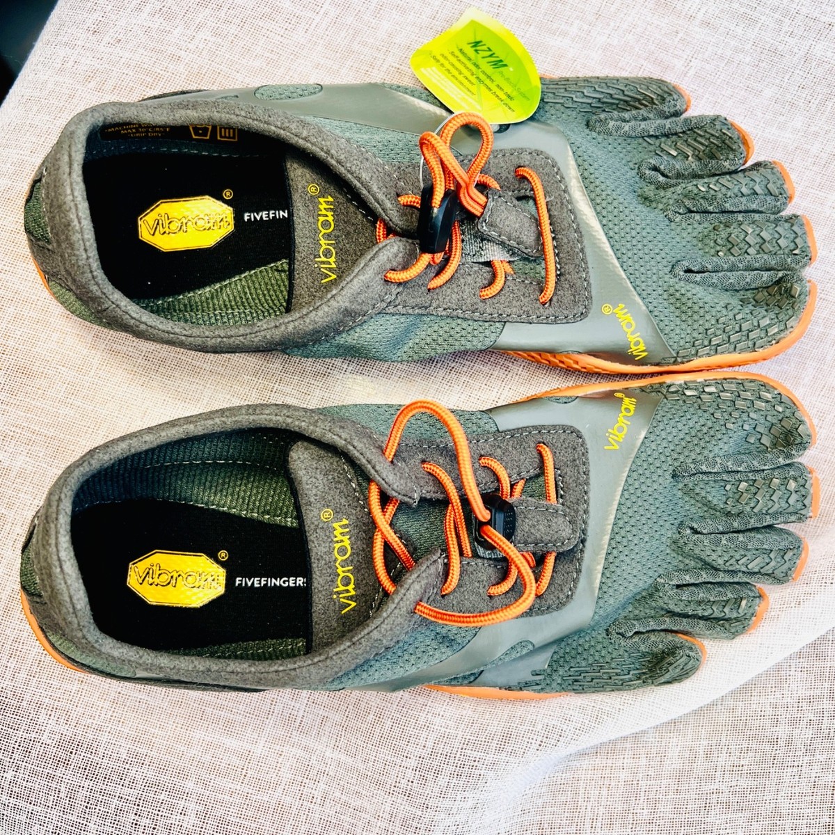 Vibram FiveFingers NEW w Tag KSO-EVO Gray Orange Shoes Women's