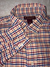 Brooks Brothers XL Button Down Long Sleeve Shirt 100 Supima Cotton