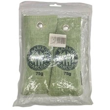 Bamboo Charcoal Air Purifying Bags 75g 2-Pack Green Odor Absorbers For Home Car