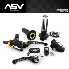 NEW YAMAHA YZ125 YZ250 YZ250F YZ450F YZ YZF ASV LEVERS EMIG F4 PRO PACK BLACK