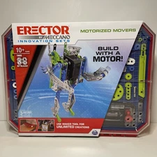 Erector Set  STEM Building Kit w/ Animatronics Meccano Motorized Movers -