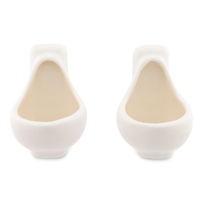 Urinal 1-Unzen Geformte Keramik Schnapsgläser | Set Von 2