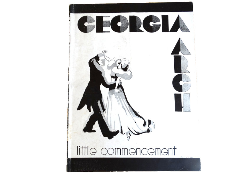 The [University of] Georgia Arch – May 1937 – Little Commencement