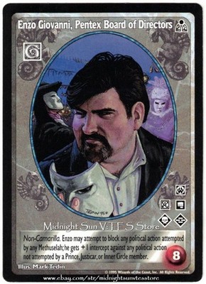 Enzo Giovanni, Pentex Board of Directors Giovanni Dark Sovereigns V:TES VTES CCG