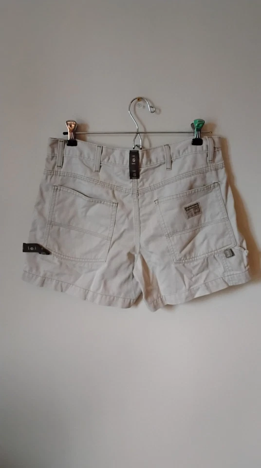 Pantalones Cortos Lei Workwear Talla 7 100% Algodón Beige Excelente Estado Informal Senderismo Foto 2 de 4